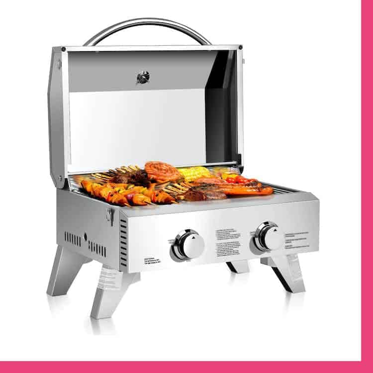 Giantex Portable Gas Grill with 2 Burner